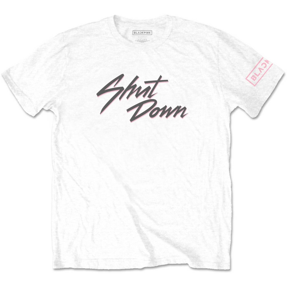 Blackpink - Shut Down Heren Tshirt - Wit